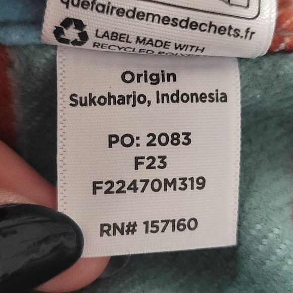 Cotopaxi Mens Mero Organic Flannel Button Up Shirt Size M Blue Southwestern - Picture 7 of 9